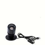 Mini rotatable LED USB 5V 1W 3W small spotlight, all-aluminum material, ceiling light with switch, suitable for exhibition counters, wine cabinets, bookshelves, small statues, art exhibitions, student reading