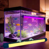 Aquarium light, fish tank light, lighting equipment, multi-functional, suitable for fish growth, multiple lighting modes, suitable for wall mounting on small and medium-sized indoor aquariums, indoor lighting tube, waterproof