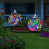 Outdoor Courtyard Solar Light, Butterfly Globe Light, Suitable for Mother's Day, Valentine's Day, Birthday Party, Wedding Decoration, Lawn, Garden, Patio Creative Animal Style Solar Light Holiday Decoration,