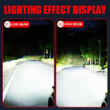 2-Pack H4 LED Car Headlight Bulbs | 60,000 Lumens, 280W, Compatible with H1, H4/9003/HB2, H7/H18, H11/H9/H8, 9005/HB3, 9006/HB4