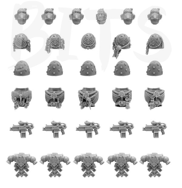 Raven Guard Space Marines Upgrade Pack bits
