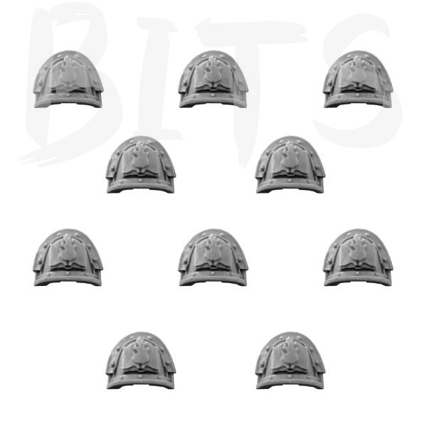 Word Bearers Legion MkIII Shoulder Pads bits