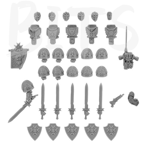 Imperial Fists – Templar Brethren Upgrade Set bits
