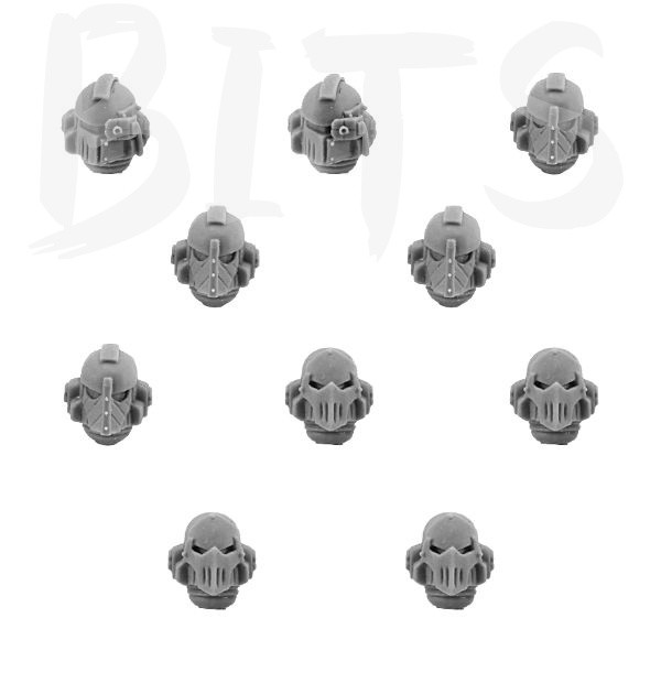 Iron Warriors Legion MKII Heads bits