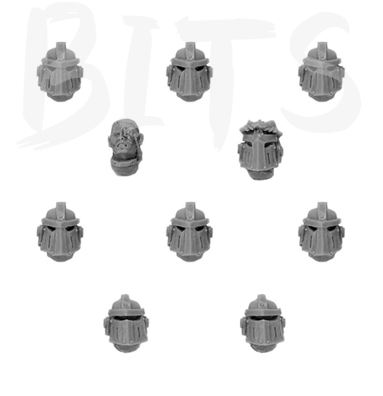 Imperial Fists MKIII Upgrade Set - Veteran Heads bits