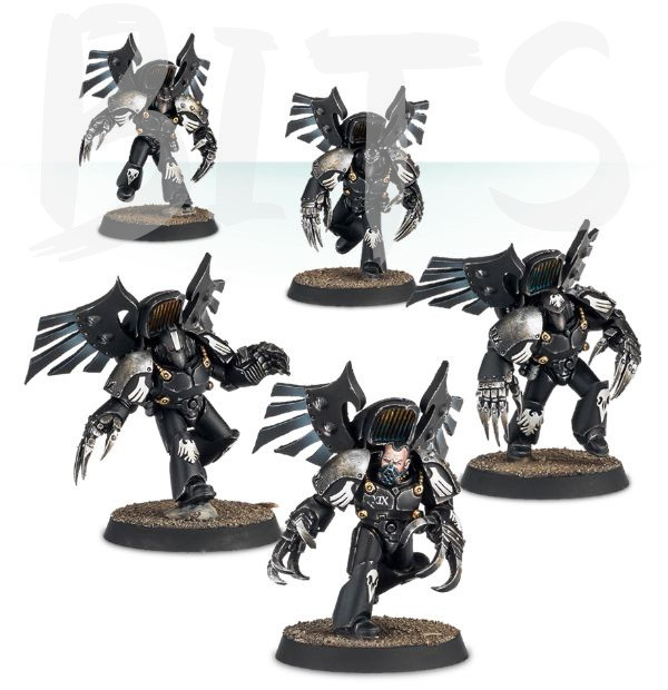 Raven Guard Dark Fury Assault Squad bits