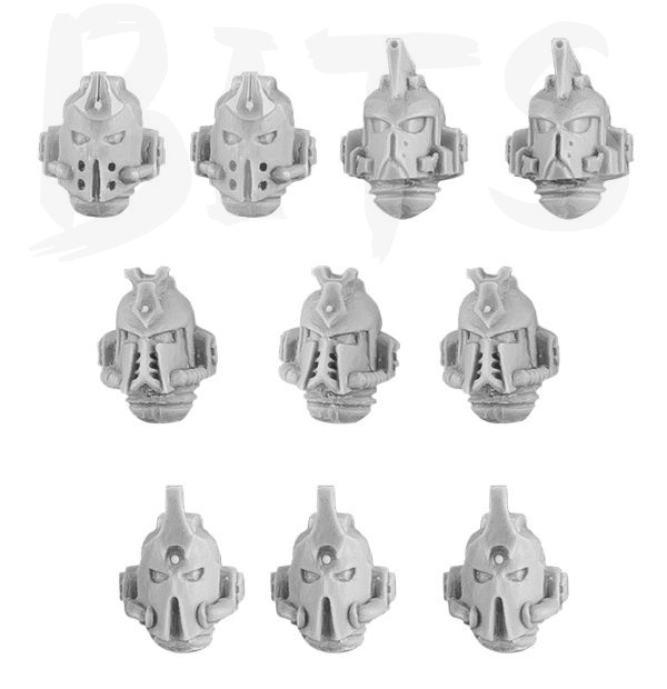 Thousand Sons Mk IV Heads Upgrade Set bits