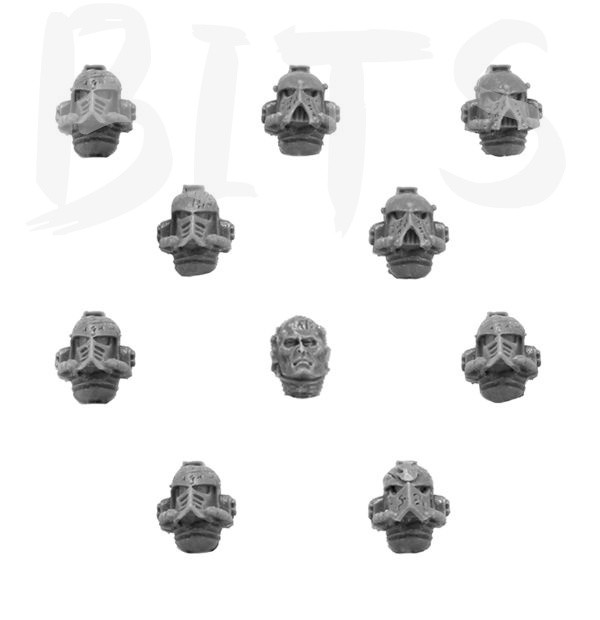 Word Bearers MKIV Upgrade Pack - Heads bits