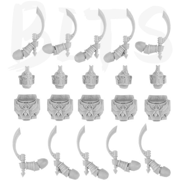 Thousand Sons – Khenetai Occult Blade Cabal Upgrade Set bits