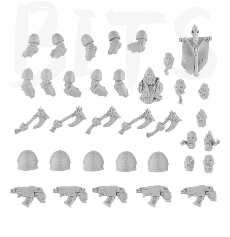 Space Wolves Legion Grey Slayers Upgrade Pack 2 bits