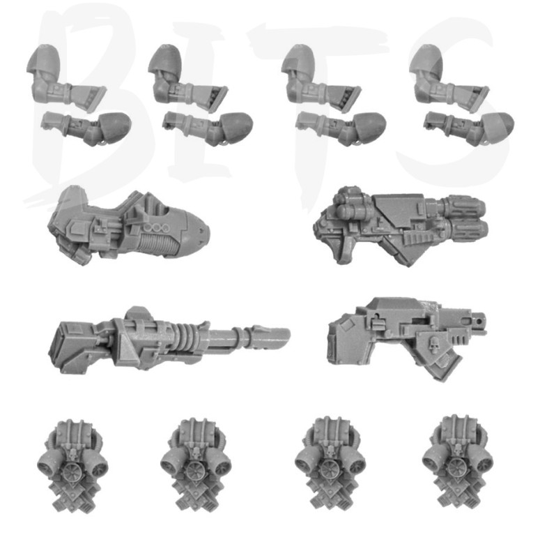 Space Marine Heavy Weapons Set bits