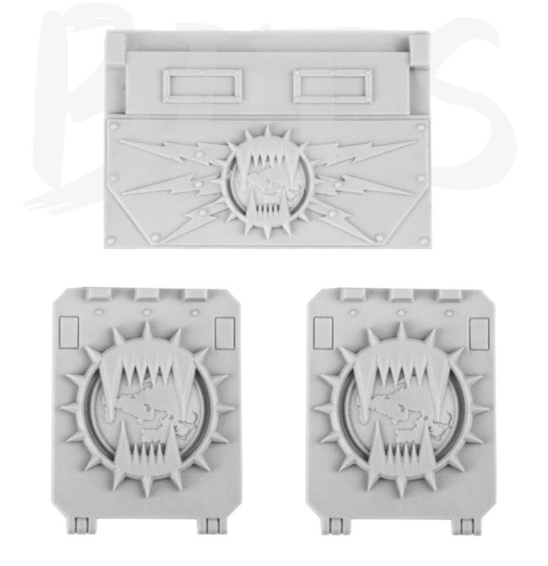 World Eaters Legion Rhino Doors and Front Plate bits