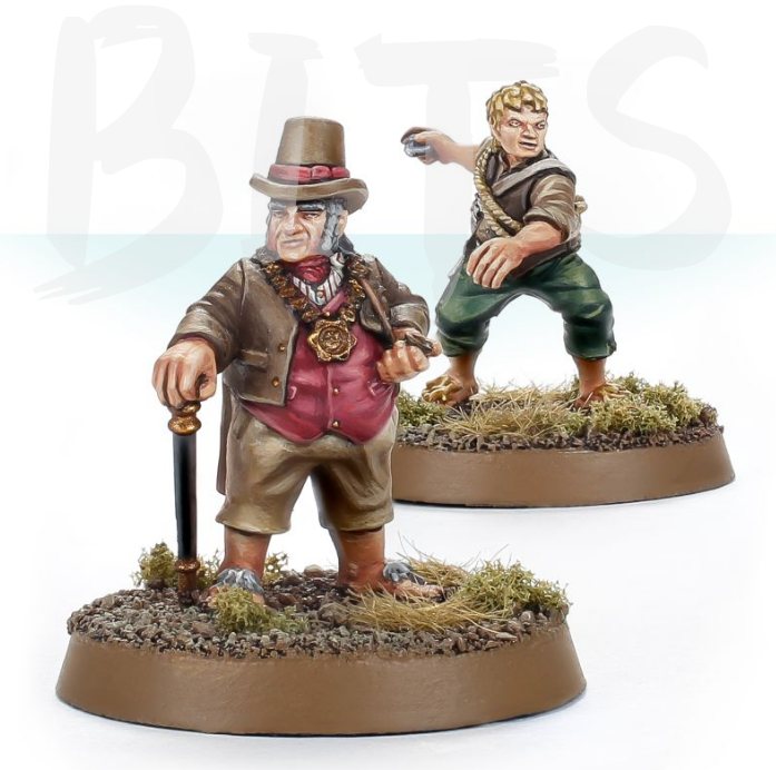 Hobbit Personalities of the Shire™ – Will Whitfoot and Baldo Tulpenny bits
