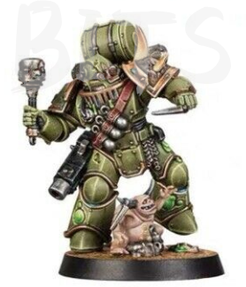 Space Marine Heroes Series 3 Japan Exclusive Death Guard The Second bits