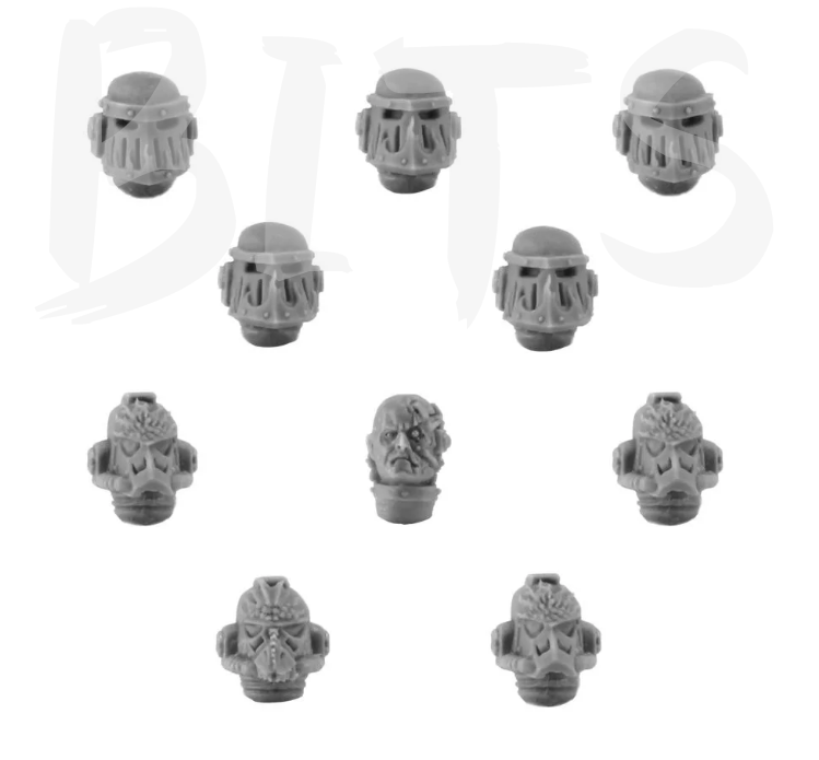 Salamanders Upgrade Set - Heads bits