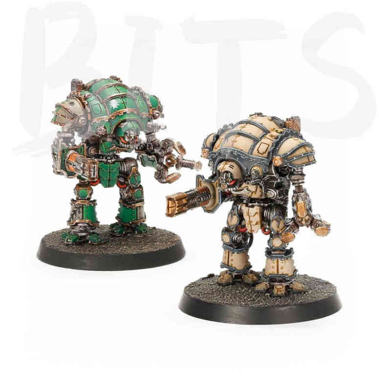 Adeptus Titanicus: Mechanicum Questoris Knights Styrix bits