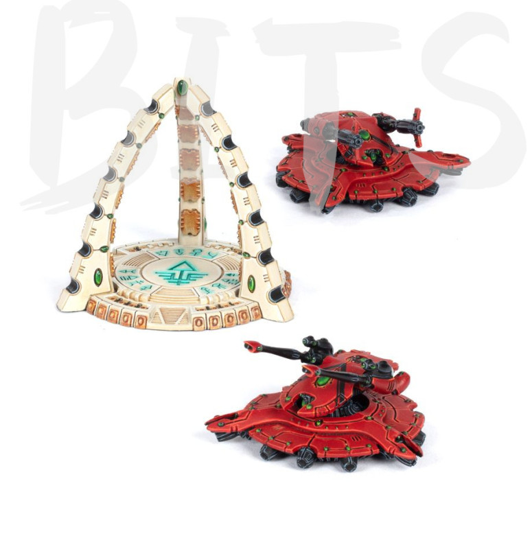 Aeronautica Imperialis: Aeldari Ground Assets bits