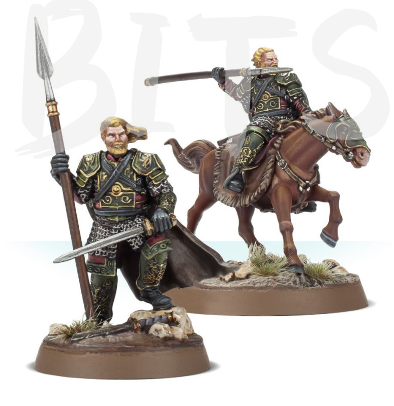 Elfhelm, Captain of Rohan, Foot & Mounted bits