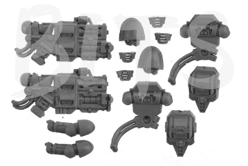 SPACE MARINES DEVASTATOR SQUAD - GRAV CANNONS bits