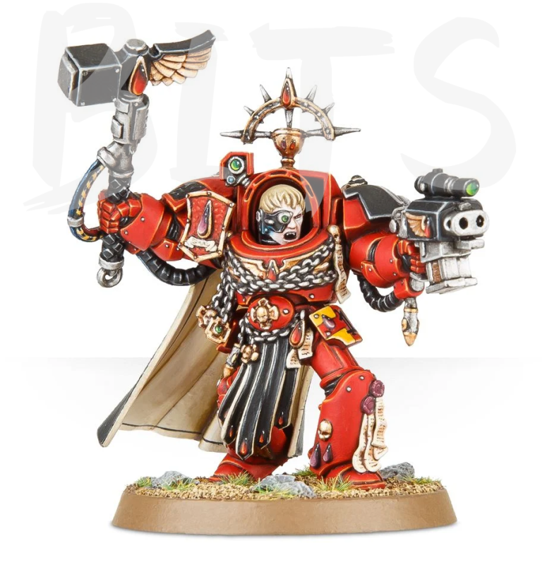 Blood Angels Captain In Terminator Armour bits