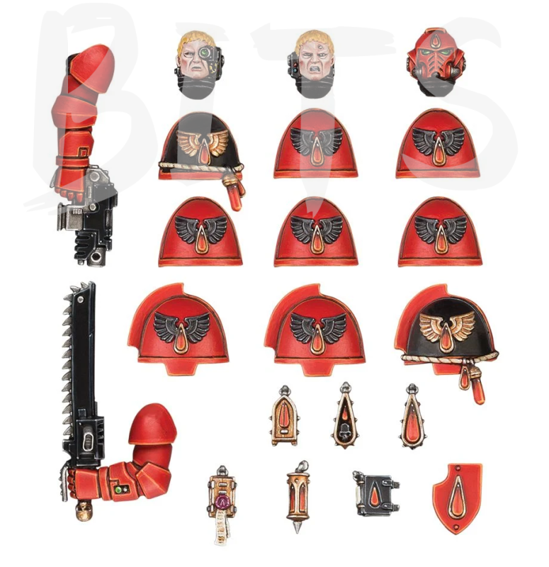 Blood Angels Primaris Upgrades bits