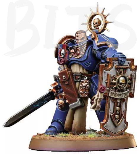 Space Marine Primaris Lieutenant with Storm Shield Limited Edition bits