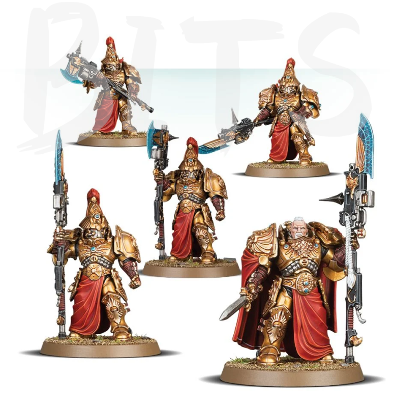 Adeptus Custodes Custodian Wardens Shield-Captain / Custodian Wardens Vexilus Praetor / Custodian Wardens bits