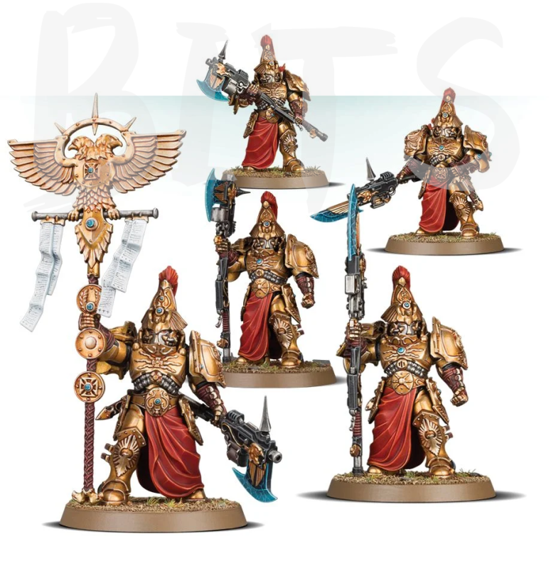 Adeptus Custodes Custodian Wardens Shield-Captain / Custodian Wardens Vexilus Praetor / Custodian Wardens bits