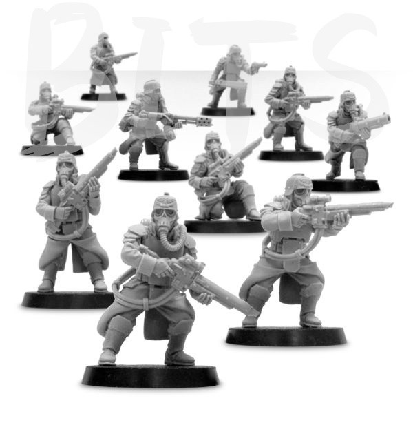 Death Korps Of Krieg Grenadier Squad bits
