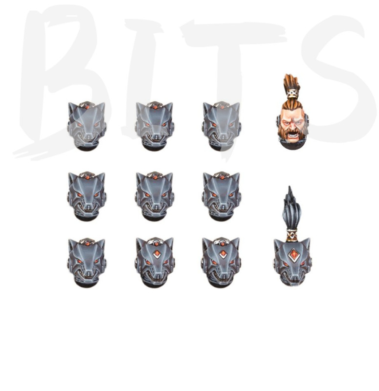 Space Wolves MKVI Heads bits