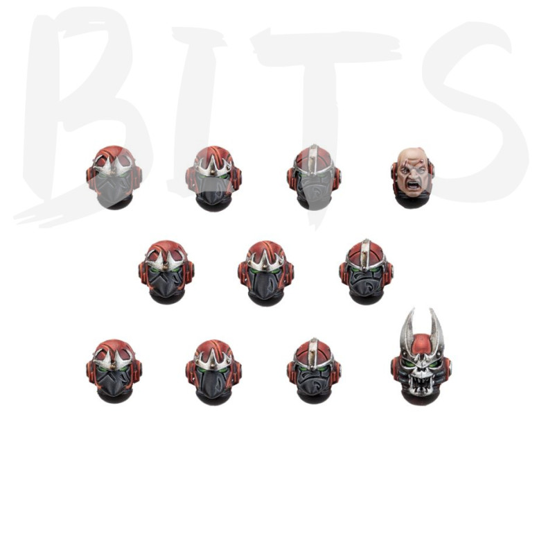 Word Bearers MKVI Heads bits