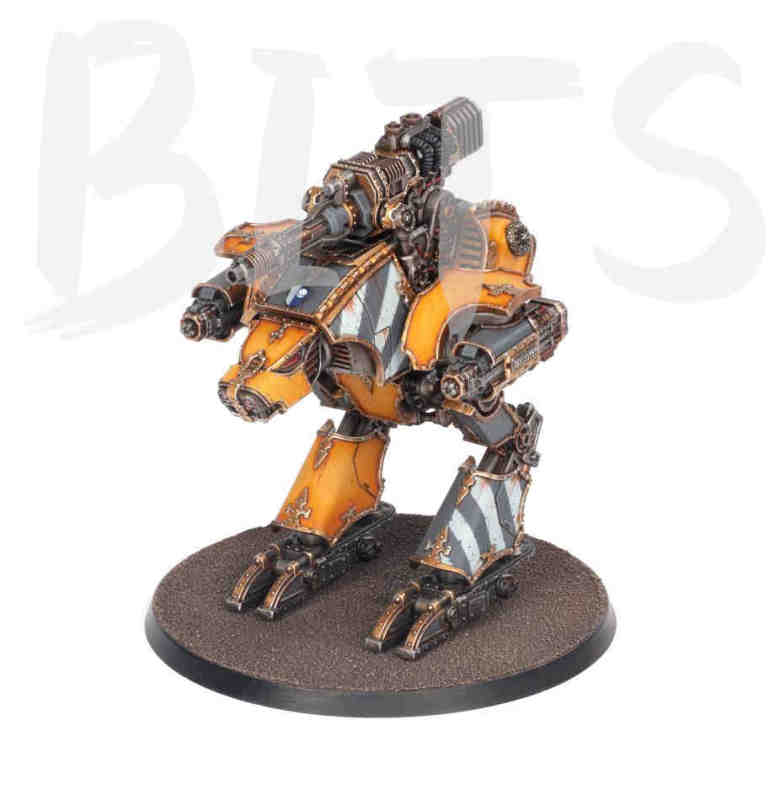 Adeptus Titanicus: Dire Wolf Heavy Scout Titan with Neutron Laser bits