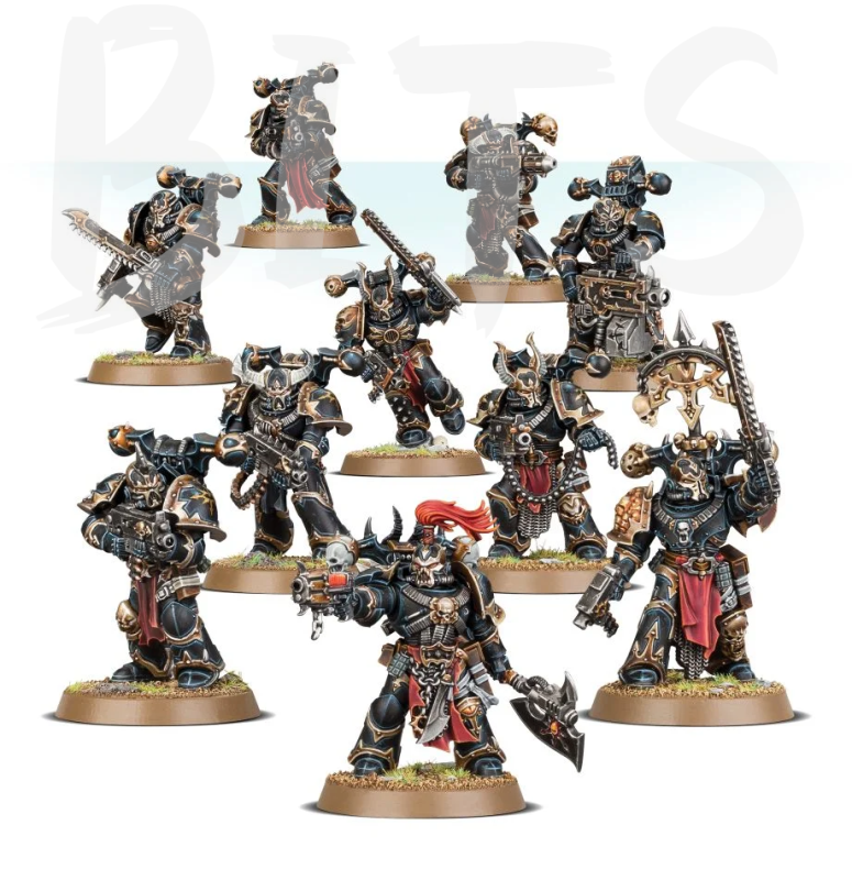 Chaos Space Marines bits
