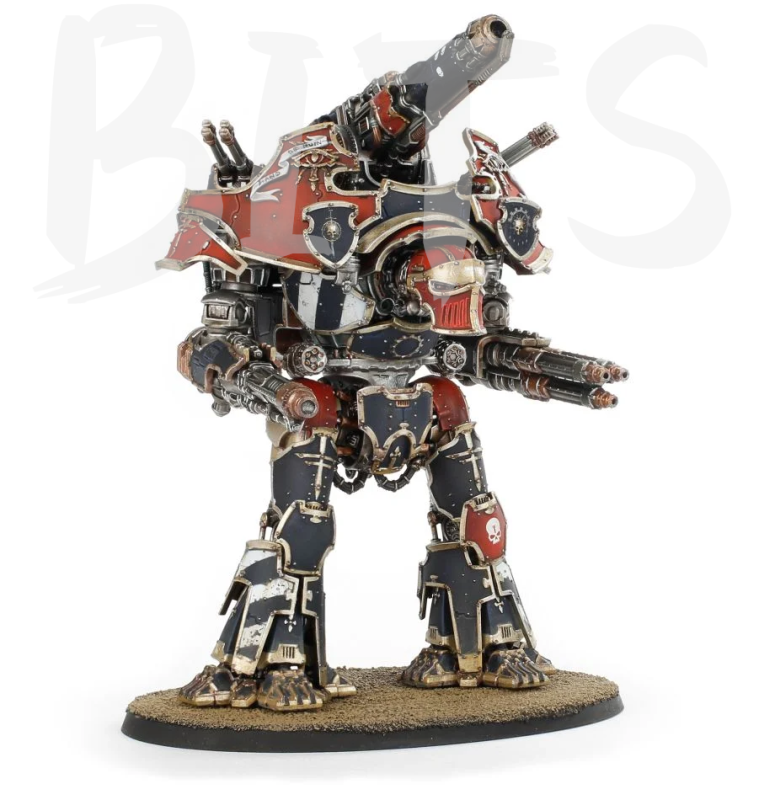 Adeptus Titanicus Warbringer Nemesis Titan with Quake Cannon, Volcano Cannon and Laser Blaster bits