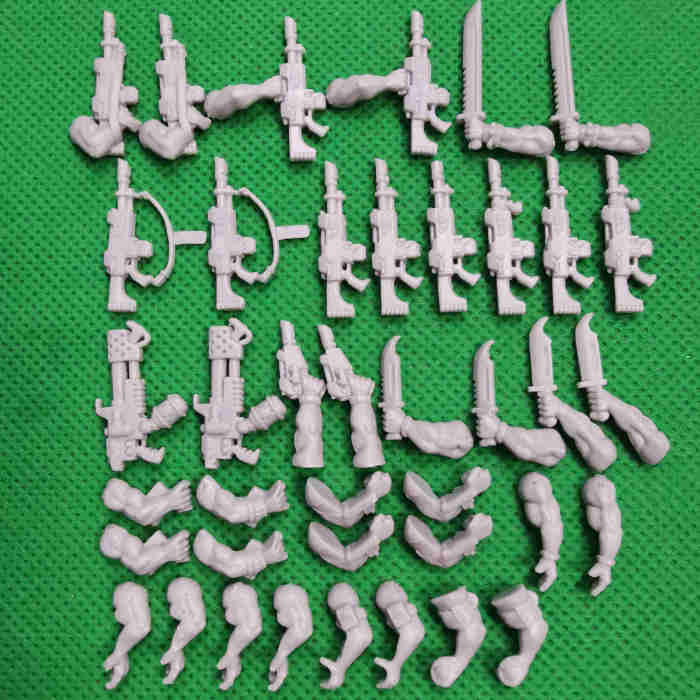 Astra Militarum Catachan Jungle Fighters bits