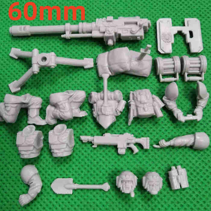 Astra Militarum Cadian Heavy Weapon Squad bits