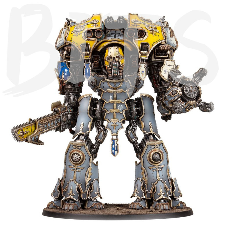 Adeptus Titanicus Warmaster Iconoclast Heavy Battle Titan bits