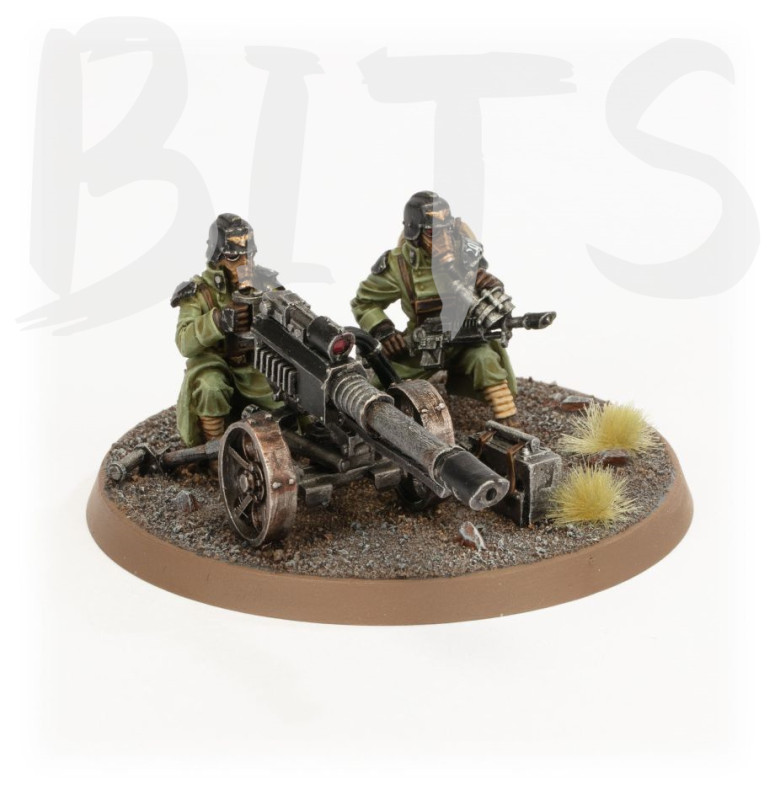 Death Korps of Krieg Lascannon Team 3 bits
