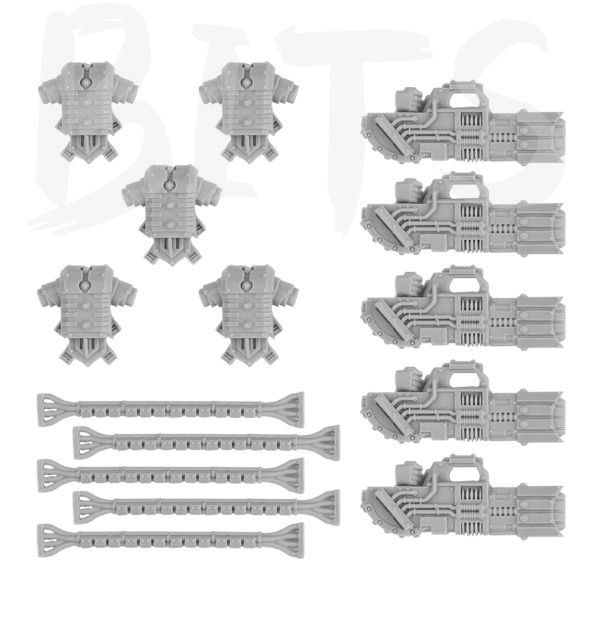 Telerac Pattern Volkite Culverins Set bits