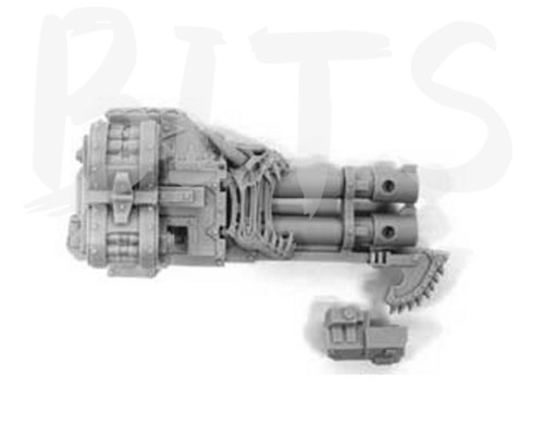 Chaos Dreadnought Autocannons (Right Arm) bits