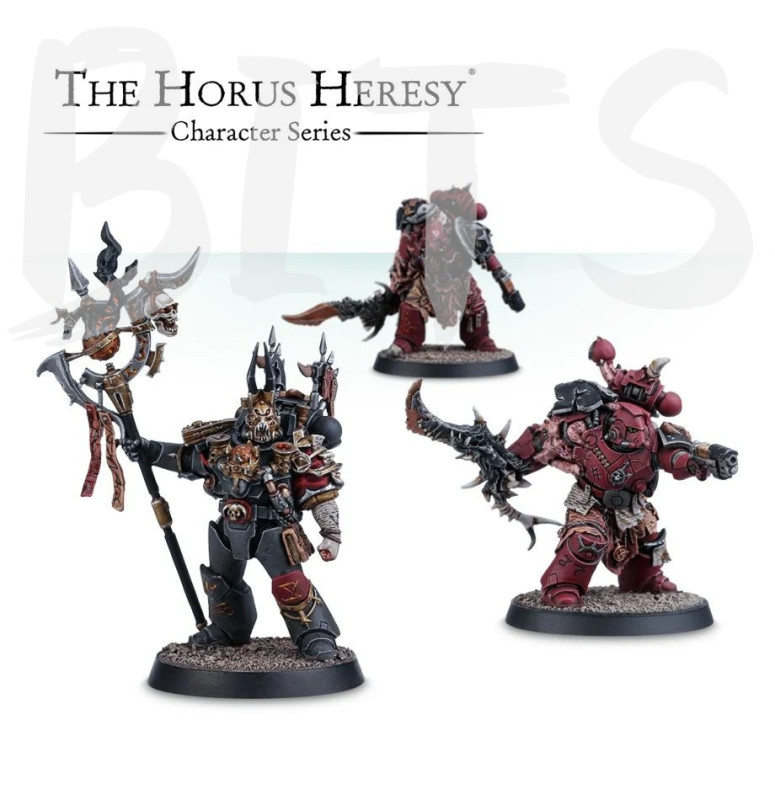 Word Bearers Zardu Layak And Blade Slaves Bodyguard bits