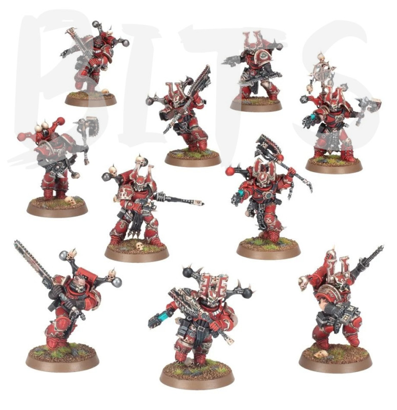 Khorne Berzerkers bits