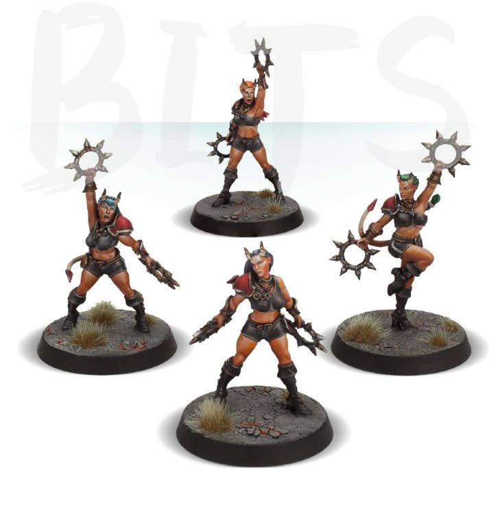 Blood Bowl The Damned Damsels bits