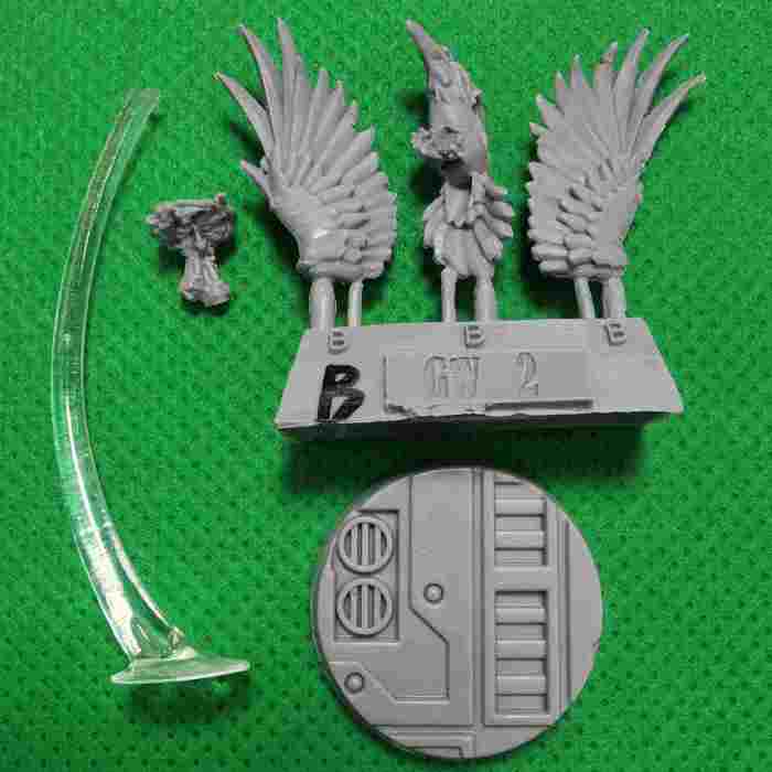 Necromunda Cawdor Sheen Birds bits