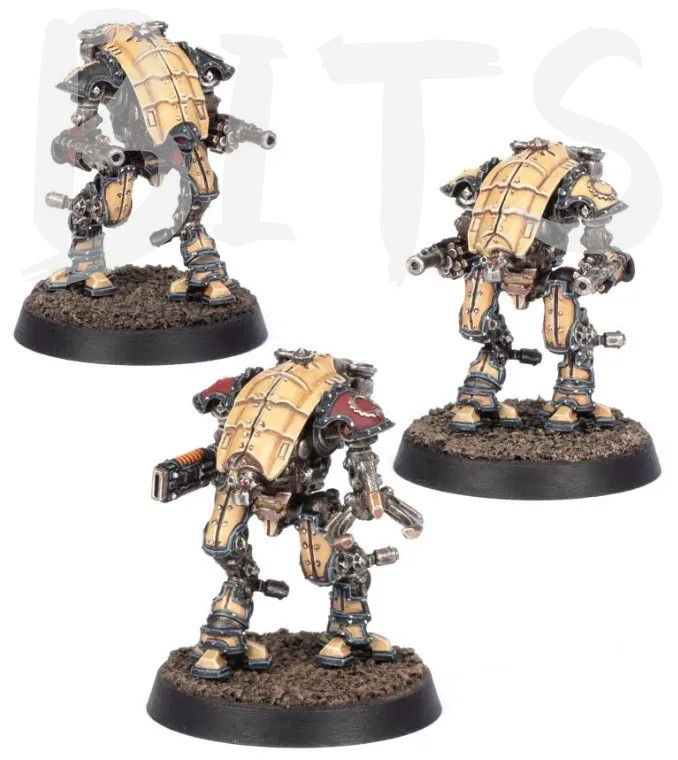 Adeptus Titanicus: Mechanicum Knights Moirax bits