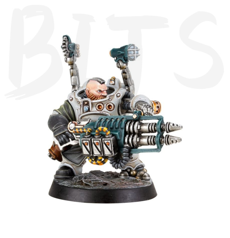 Necromunda Champion with Mining Laser bits