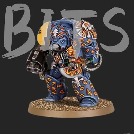 Space Wolves Rune Priest in Terminator Armour bits