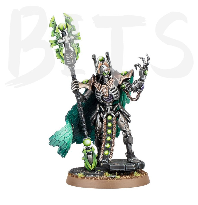 Necron Imotekh the Stormlord bits