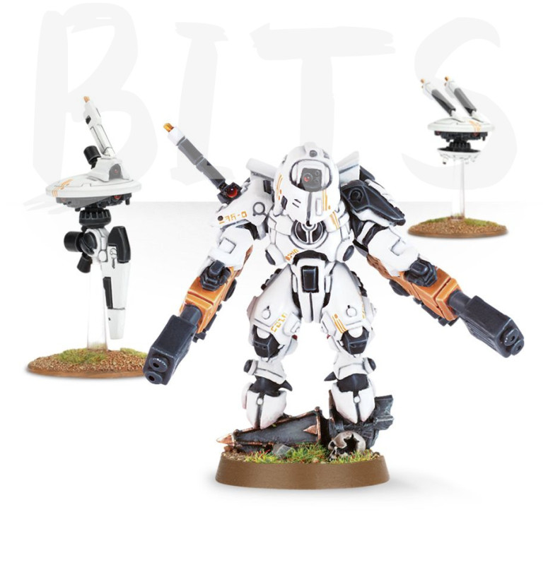 TAU Commander Shadowsun (Clear Material) bits