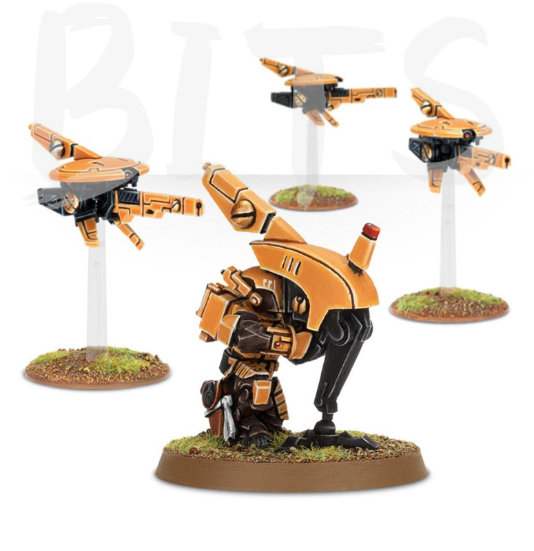 Tau Mv71 Sniper Drones & Firesight Marksman (Clear Material) bits